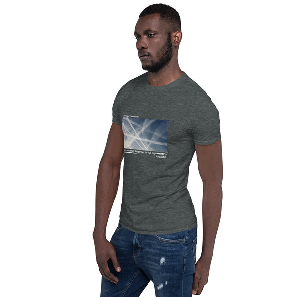 Sprayed Skies -Short-Sleeve Unisex T-Shirt