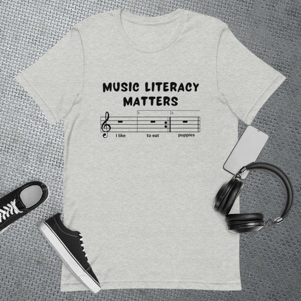 Music Literacy Matters Unisex t-shirt