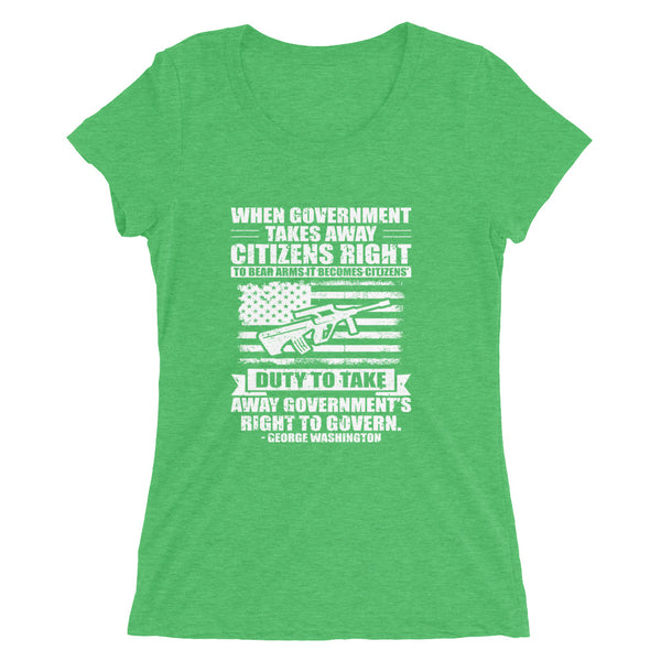 Citizens' Duty - Women's Tri-Blend T-Shirt