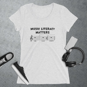Music Literacy Matters Ladies' short sleeve t-shirt